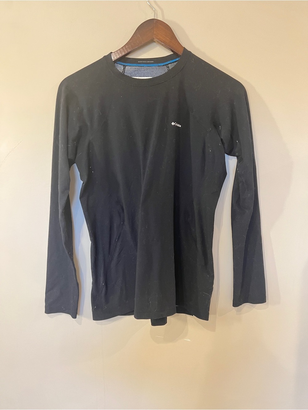 Columbia Omni-Heat Black Long Sleeve Base Layer Top Size Large - Picture 2 of 6